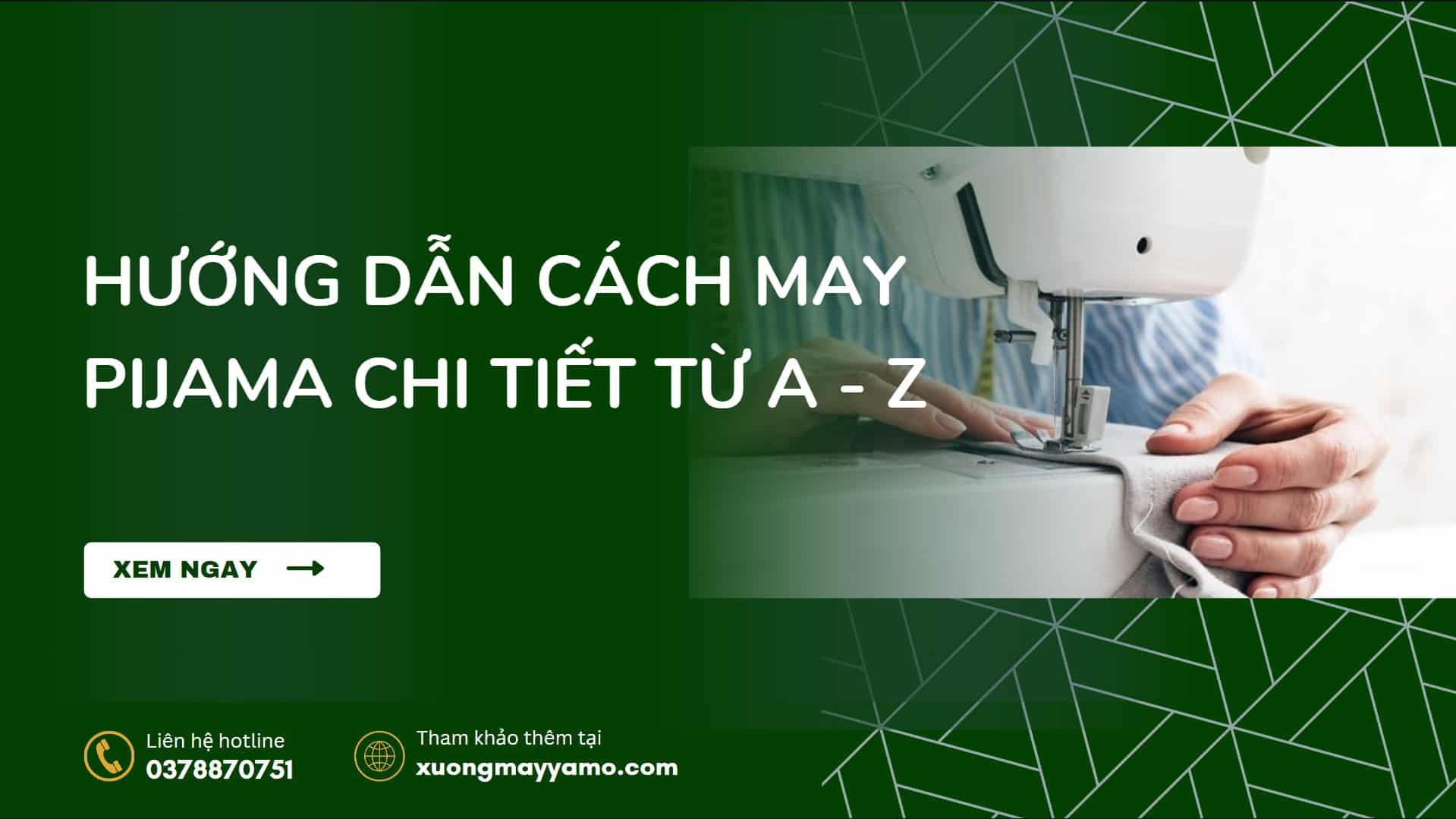 cách may pijama