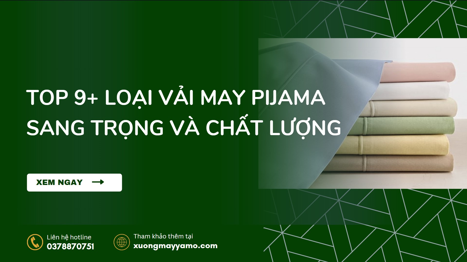 các loại vải may pijama