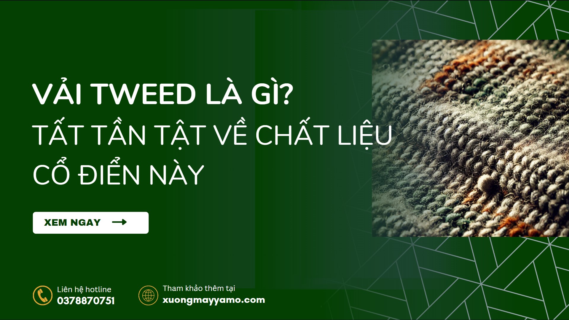 Vải tweed là gì