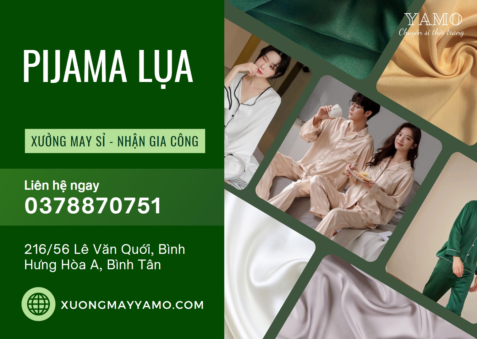 Xưởng may pijama lụa - YAMO
