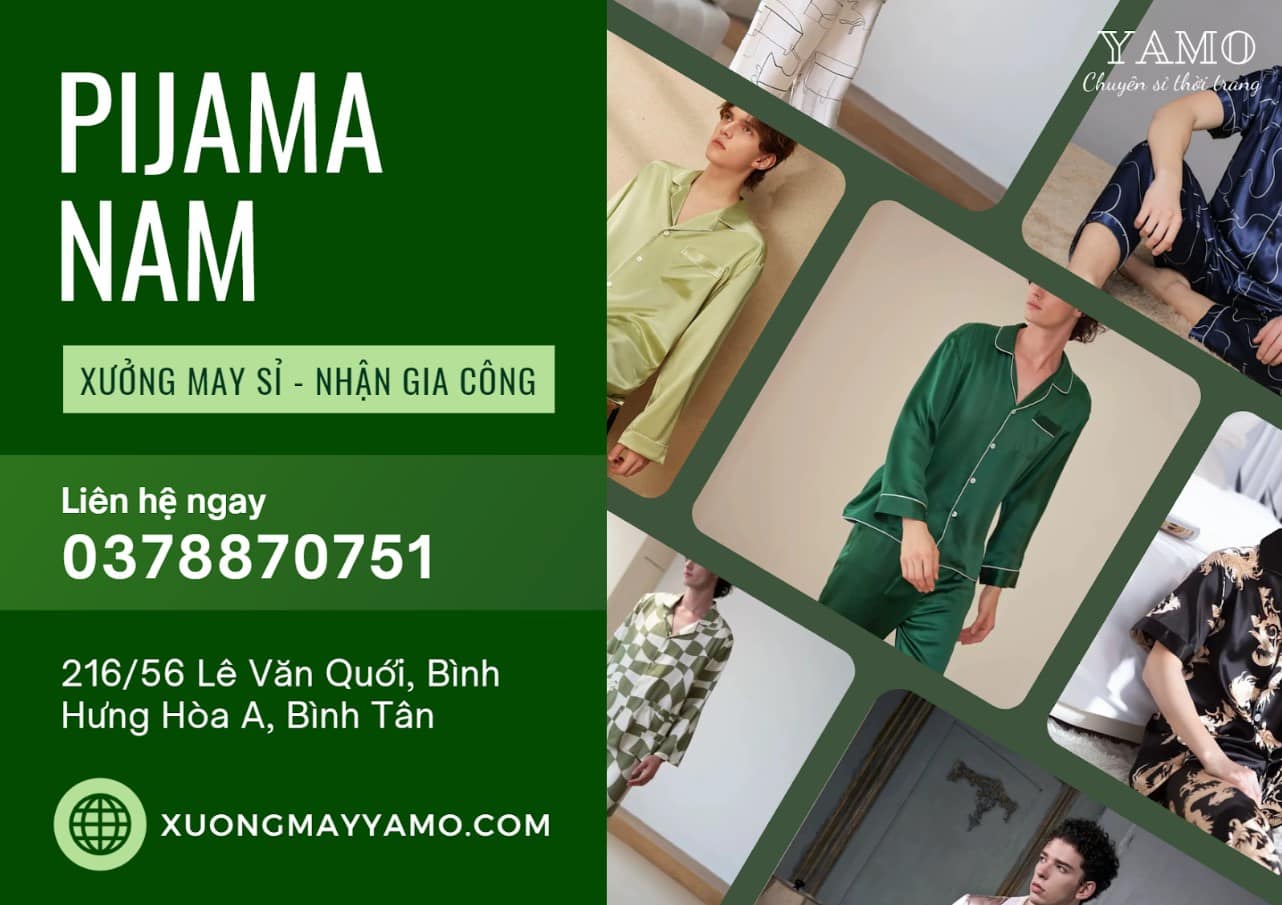 Xưởng may pijama nam