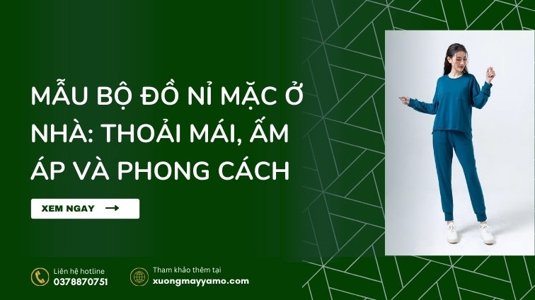 bộ đồ nỉ mặc ở nhà