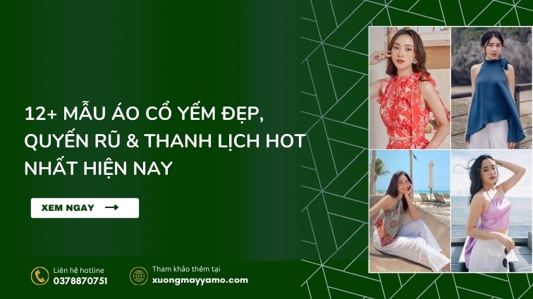 những mẫu áo cổ yếm đẹp