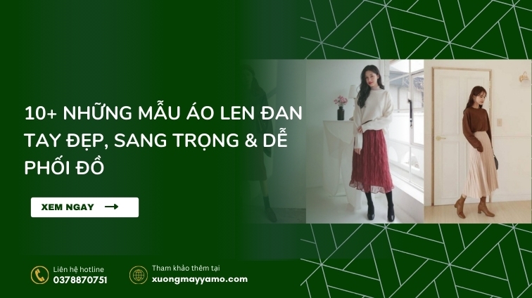 những mẫu áo len đan tay đẹp