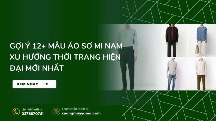 những mẫu áo sơ mi nam mới nhất​